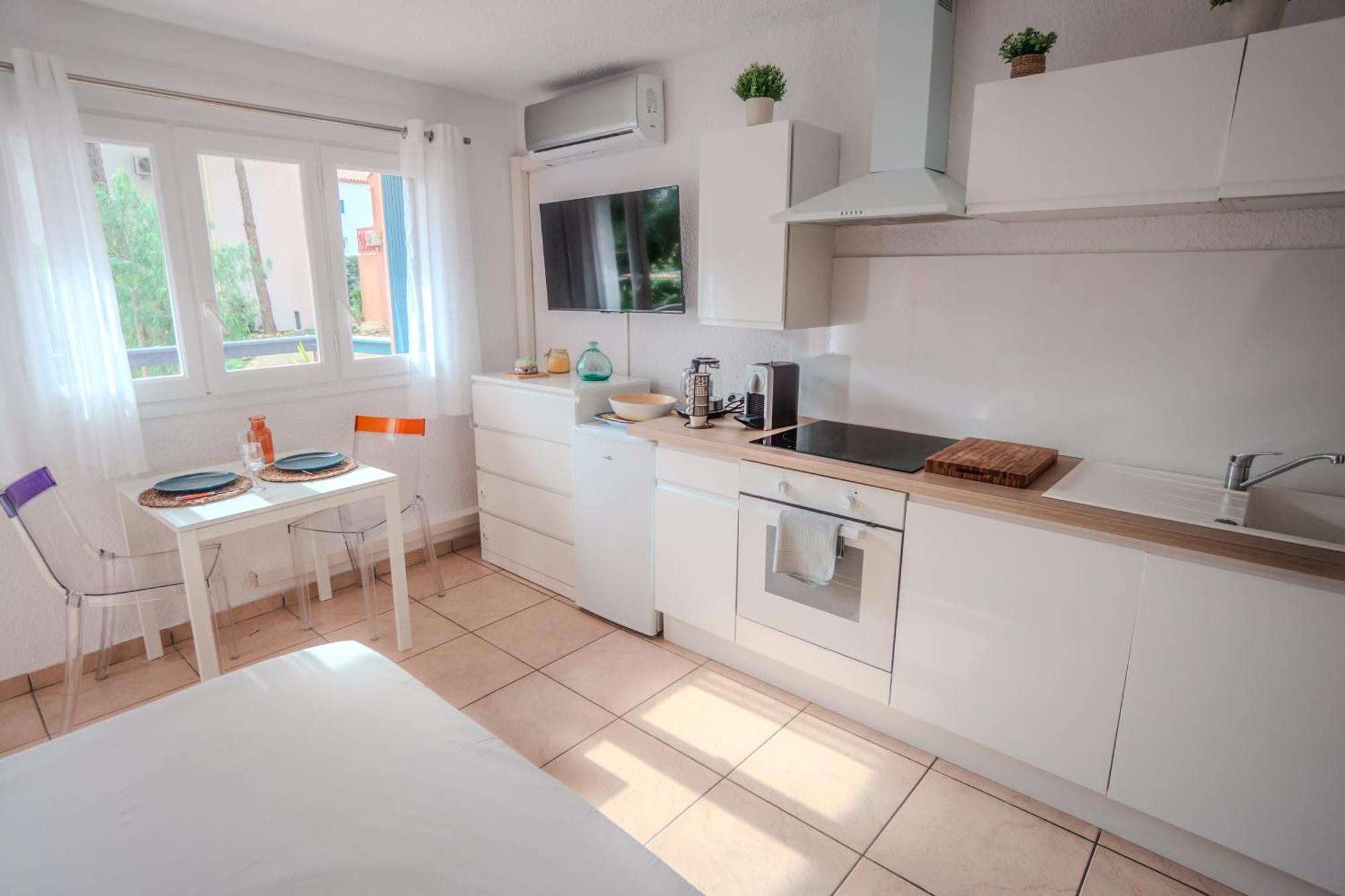 Lumineux Studio Tout Equipe Canet-en-Roussillon Luaran gambar